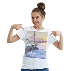 Футболка женская-Тихая гавань